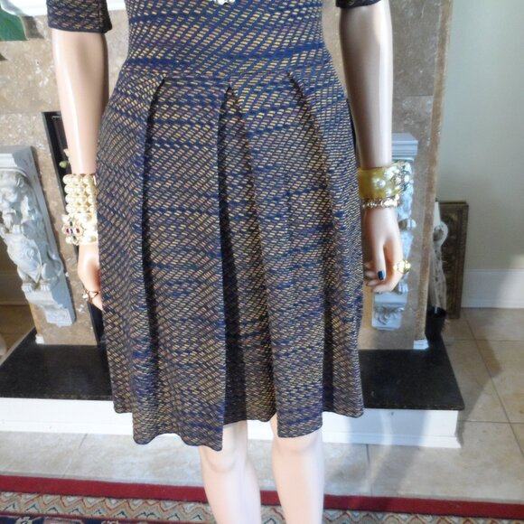 M Missoni Black & Copper Metallic Knit Pleated Dress – IT 42 / US 6 - Picture 11 of 16